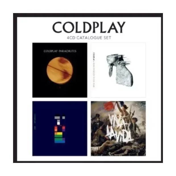 Box Com 4 Cd's Coldplay - Catalogue Set (983252) | Shopee Brasil