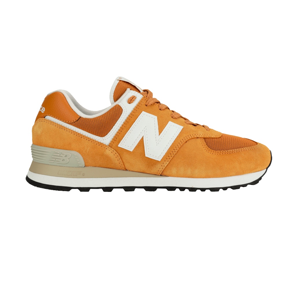 New balance hot sale 574 varsity orange