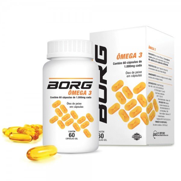 Vitamina Borg Ômega 3 com 60 Cápsulas | Shopee Brasil