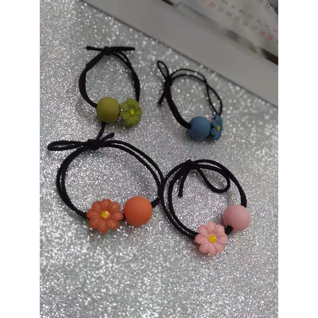 Todos os tipos de acessórios para cabelo com rabo de cavalo em forma de  flor para mulheres | Shopee Brasil