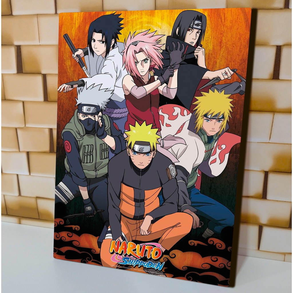Quadro Decorativo Poster Naruto Shippuden Desenho Anime em Promoção na  Americanas