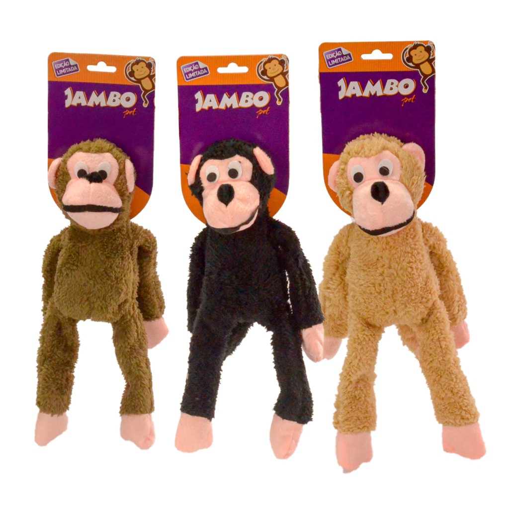 Brinquedo para Cachorros Pelúcia Macaco Fofo