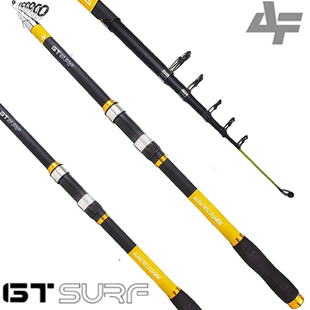 Vara Telescópica Albatroz Pesca Praia Costão Gt Surf 3m 25lb