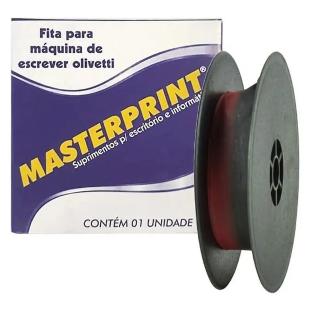 FITA PARA MAQUINA DE ESCREVER OLIVETTI - MASTERPRINT | Shopee Brasil