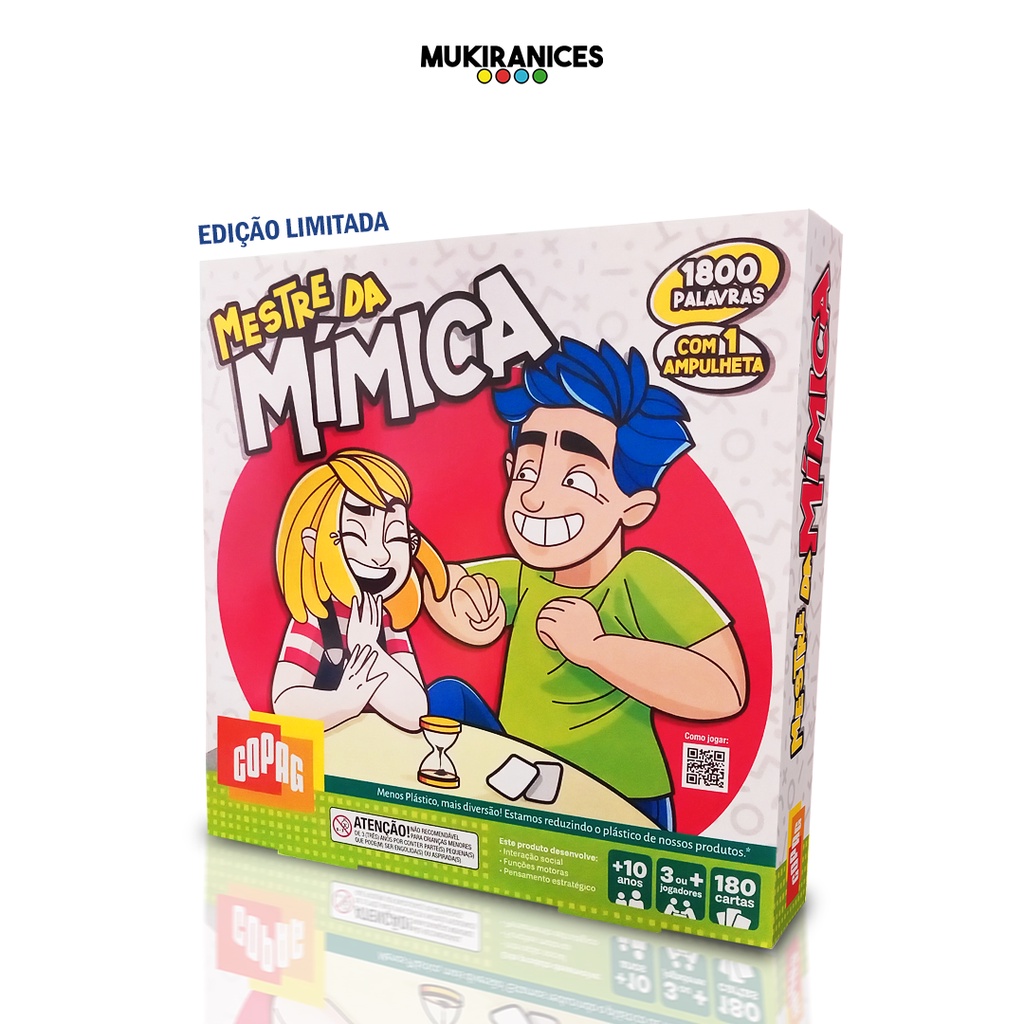 JOGOS DE CARTAS MESTRE DA MIMICA COPAG - JOGOS DE CARTAS MESTRE DA