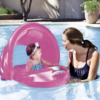 Boia Bote Bebê Cobertura Fralda Infantil Rosa Ou Azu Boia Piscina Bebe 70cm x 75cm em Oferta na Shopee
