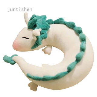 Almofada De Pelúcia De Boneco De Anime Spirited Away White Dragon Haku