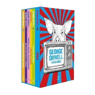 Coleção Completa Com 6 Livros No Box George Orwell Principis