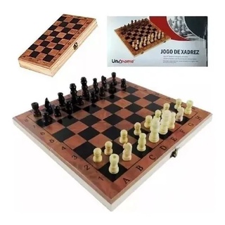 Conjunto de xadrez clássico clássico de madeira com tabuleiro de madeira de  luxo e armazenamento de gavetas, conjunto de jogos de tabuleiro de xadrez  internacionais para viagem