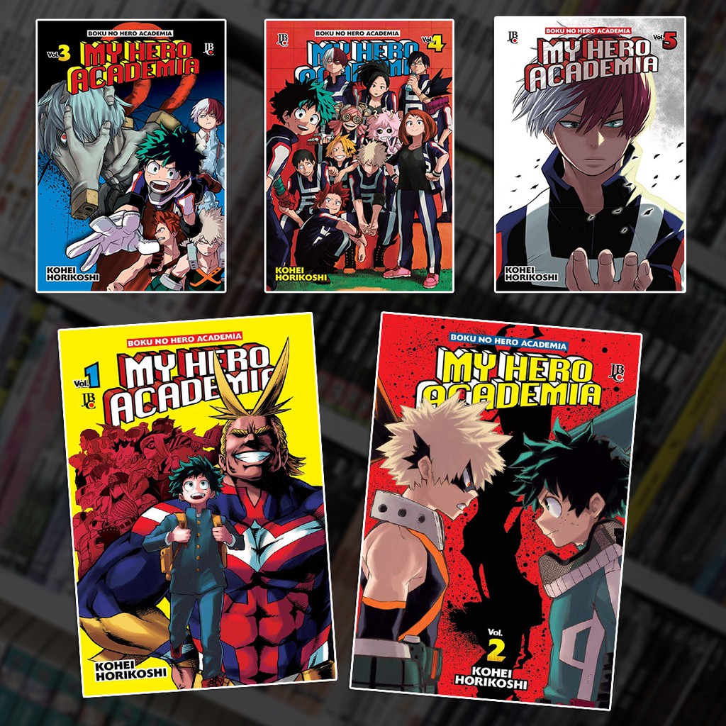 Boku No Hero Vol. 1 Ao 6 My Hero Academia Mangá Jbc | Shopee Brasil