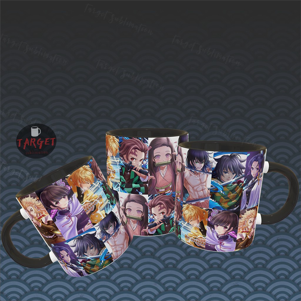 Caneca hashira da fogo kyojuro rengoku caneca demon slayer