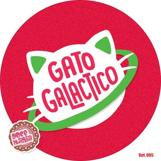 Painel Redondo Gato Galatico Em Tecido 1.5mx1.5 melástico Veste