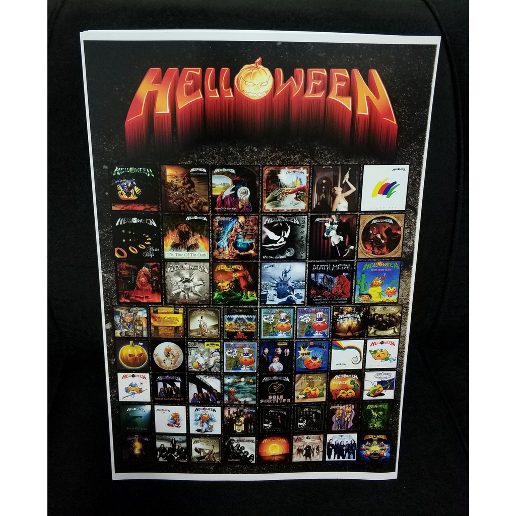 HELLWEENポスター HELLOWEEN poster cartaz Banda alemã power metal vinil cd rock