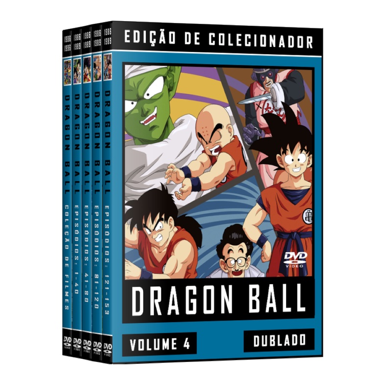 Dvd Dragon Ball Super Dublado Bal Z Gt Goku Vegeta Episódios