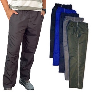 Kit 3 Calças Tactel 3 Bolsos Reforçada Com Vivo na Lateral (Preto, Cinza, Verde, Azul, Azul Marinho)Com Costura Tripla, Masculina/Masculino