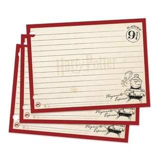 Refil de Fichas p/ Porta Fichas DAC Argolado Harry Potter c/ 80 fls