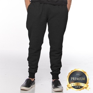 Calça Moletom Masculina Adulto Skinny Slim Saruel Flanelada Roupa Estilo Jogger para Treino, Academia, Passeio, Casual, Atacado e Varejo