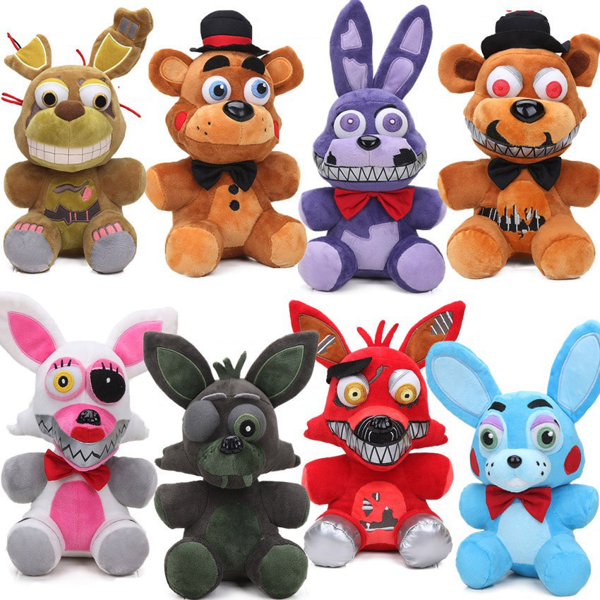 Bonecas de pelúcia Five Nights At Freddy's FNAF jogo de terror de pelúcia  brinquedo macio