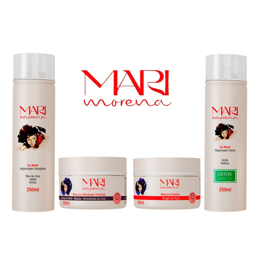 Kit Mari Morena Completo Tratamento Capilar 1kg | Shopee Brasil