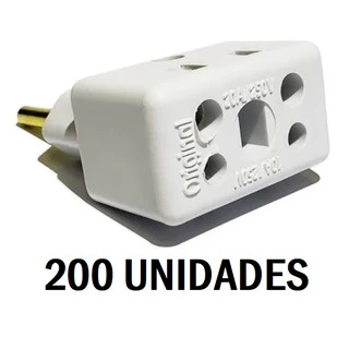 200 Adaptador de Tomada Universal 10/20A 110v 220v Plug Benjamin Bob Esponja Aceita Padrão Novo e Antigo