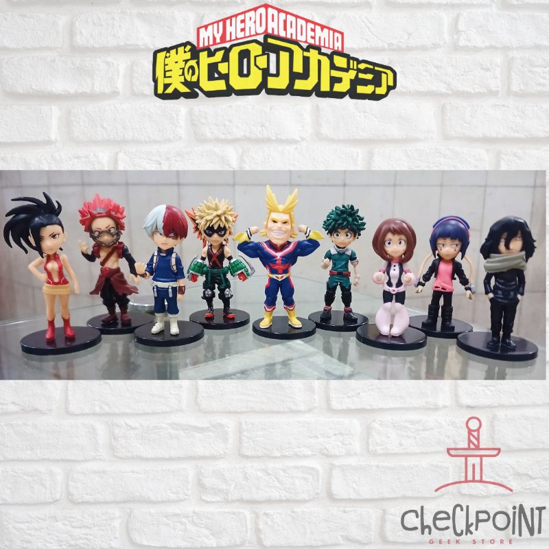 Figures Boku no Hero kit 3 e 9 peças My Hero Academia PVC | Shopee Brasil