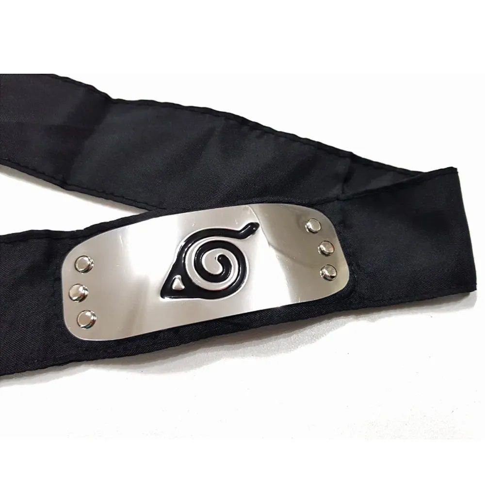 Bandana Naruto em chapa de metal da Vila da Folha Konoha | Shopee Brasil