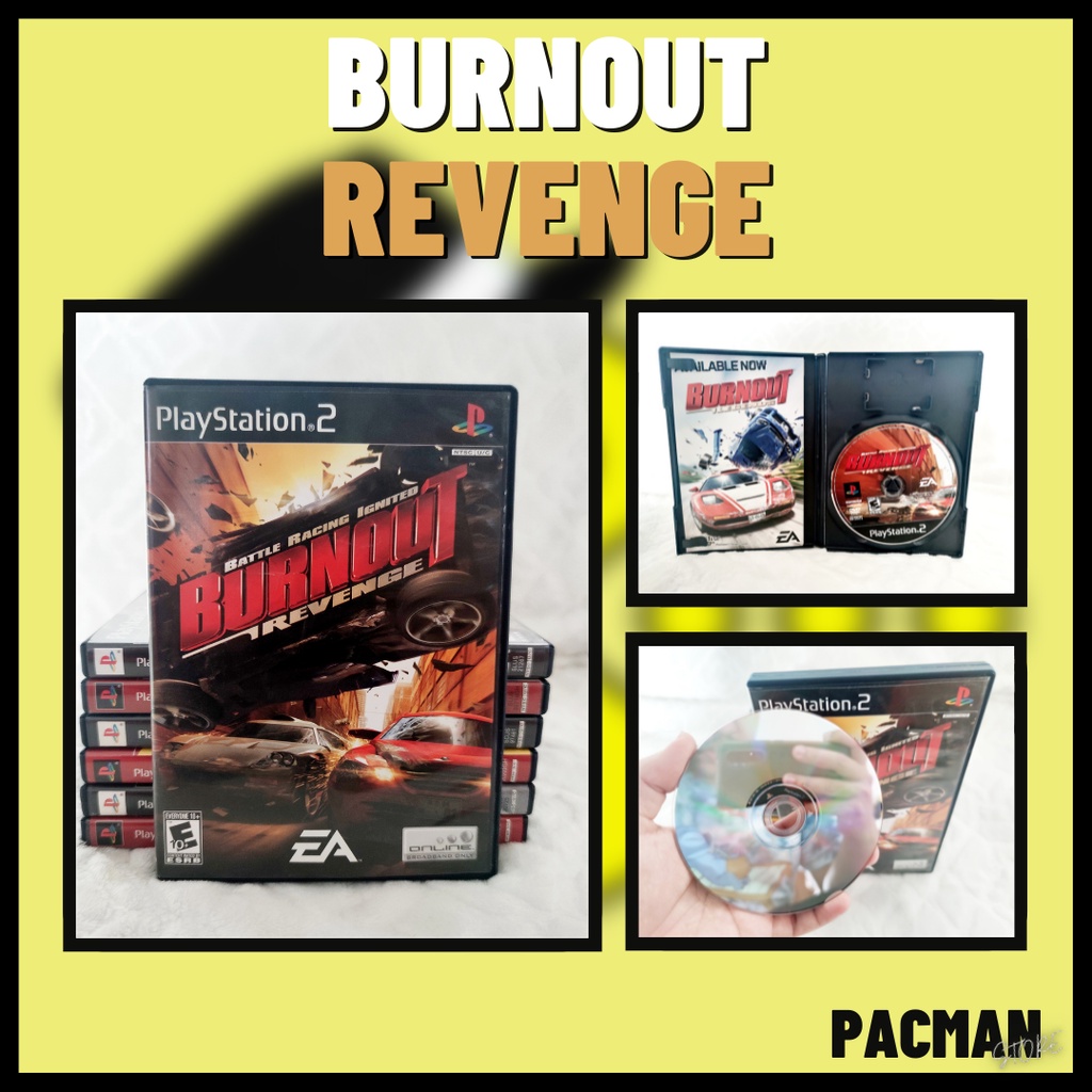 JOGO PS2 BURNOUT REVENGE - USADO