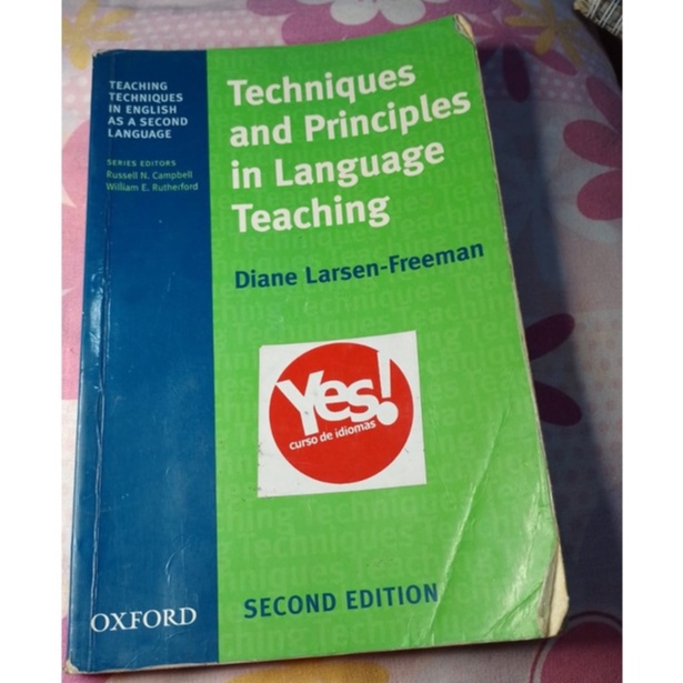 Livro techniques and principles in language teaching shopee brasil