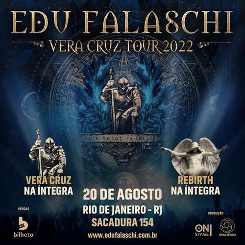 Edu Falaschi DVD Vera Cruz Tour Live Rio de Janeiro 2022