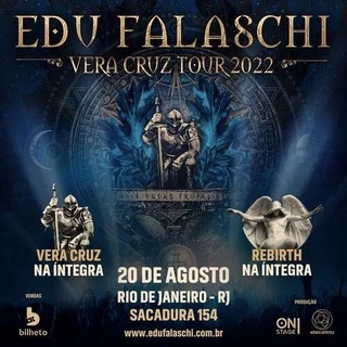 Edu Falaschi DVD Vera Cruz Tour Live Rio de Janeiro 2022