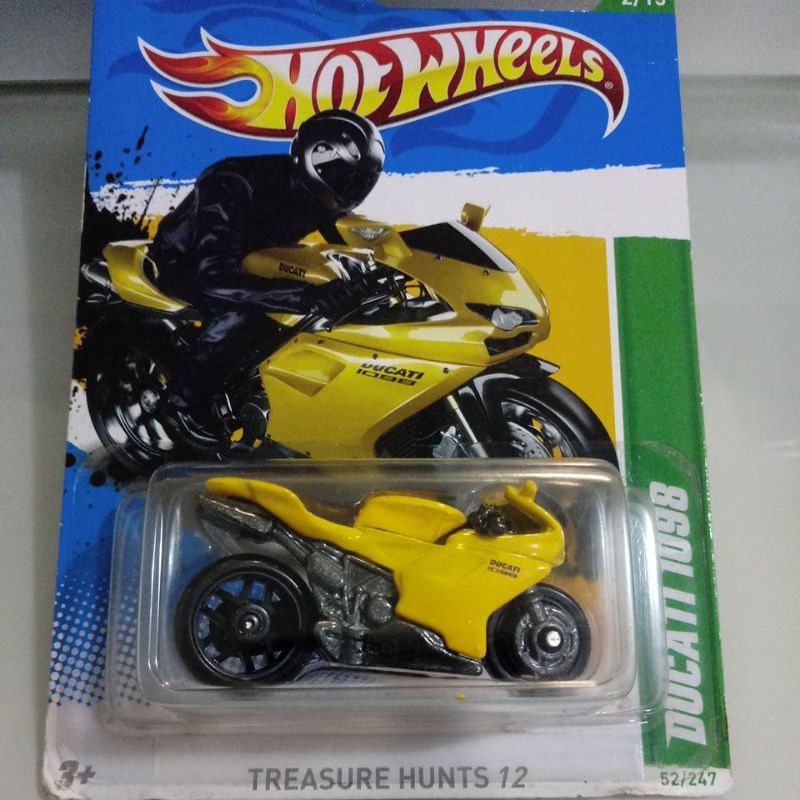 Desenho de Hot Wheels Ducati 1098R pintado e colorido por Moto o