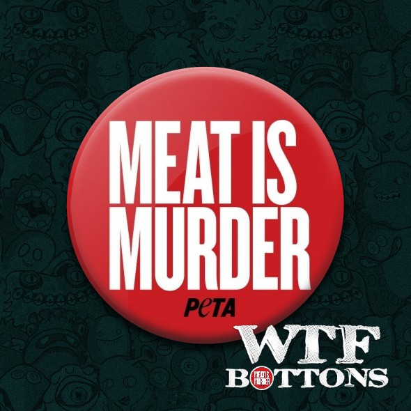 Botton ou Ímã Meat is Murder Peta | Shopee Brasil