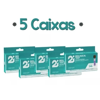 Teste Indicador Biológico Kit C/ 50 Promo Testes Oferta Ampola Autoclave Esterilização