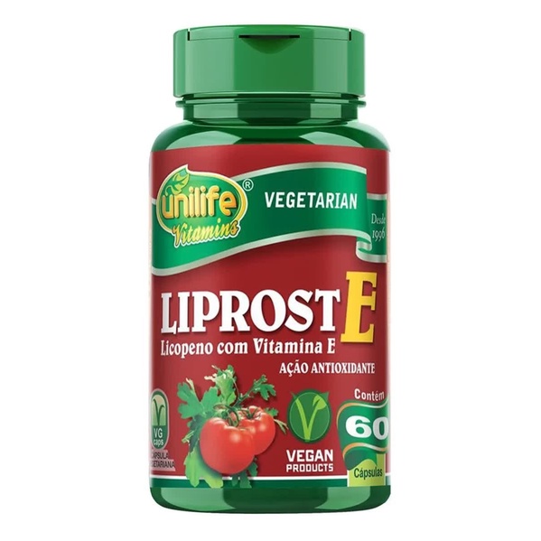 Liprost E - Licopeno C/ Vitamina E - Unilife 60 Cápsulas | Shopee Brasil