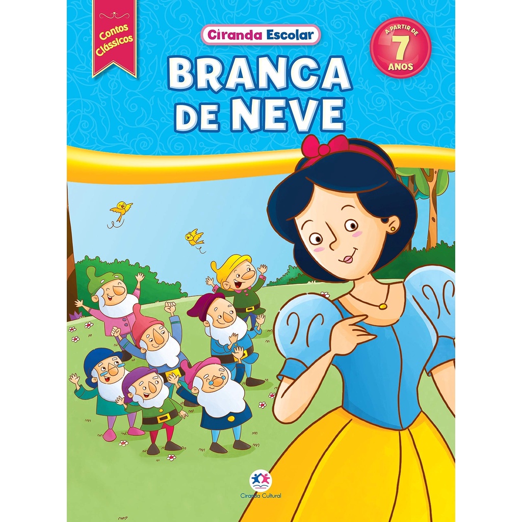 Livro Contos Clássicos Branca De Neve E Os Sete Anões Magic Kids