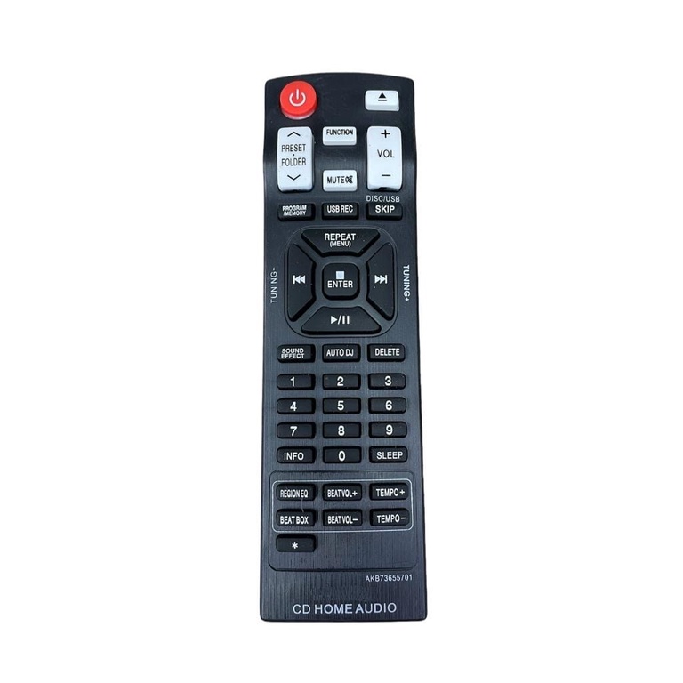 Controle Remoto Para Som LG CD Home Audio AKB73655701 Shopee Brasil
