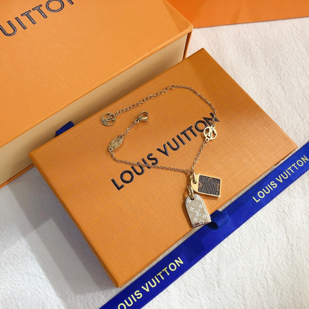 LV Louis Vuitton Pulseira Brazalete Pulseras Collar Colar Delicada Joyería  Regalo De Lujo Hombre Mujer X205 TR2O