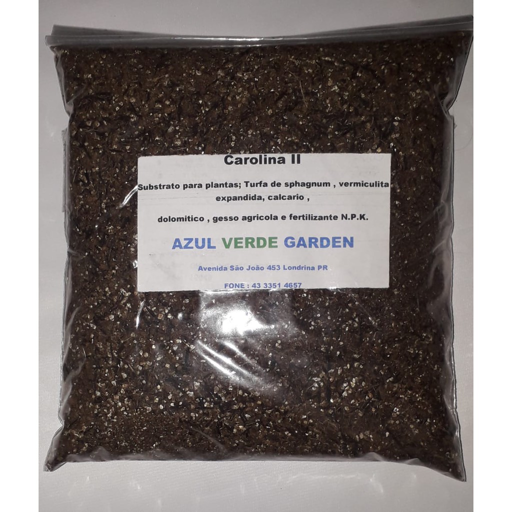 Substrato carolina soil para rosa do deserto e suculentas 1litro