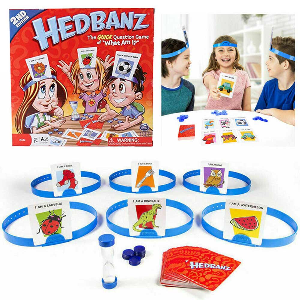 Hedbanz Jogo de Cartas Festa Família Amigos Adivinhe Headbanz Jogo de ...