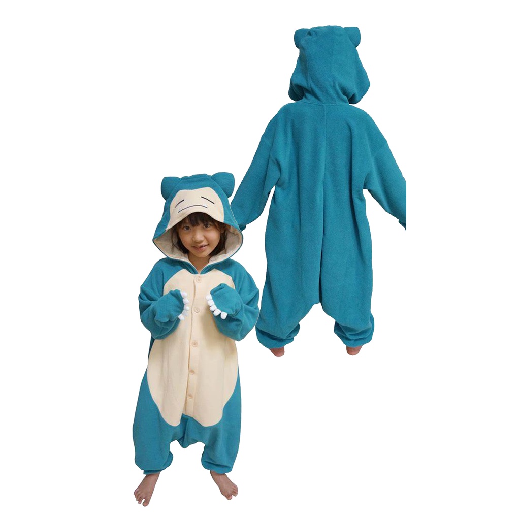 Pokemon Snorlax Pikachu Bebê Kawaii Kigurumi Pijamas Roupas Recém