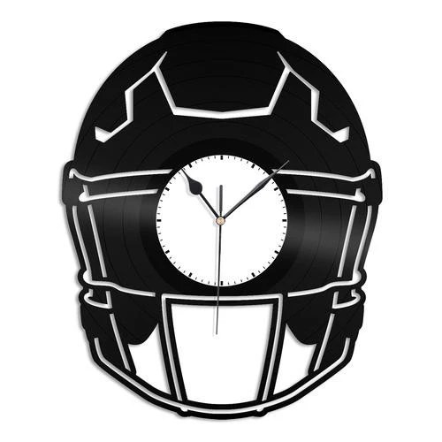 Capacete Futetbol Americano - Relógio Disco De Vinil Decoração