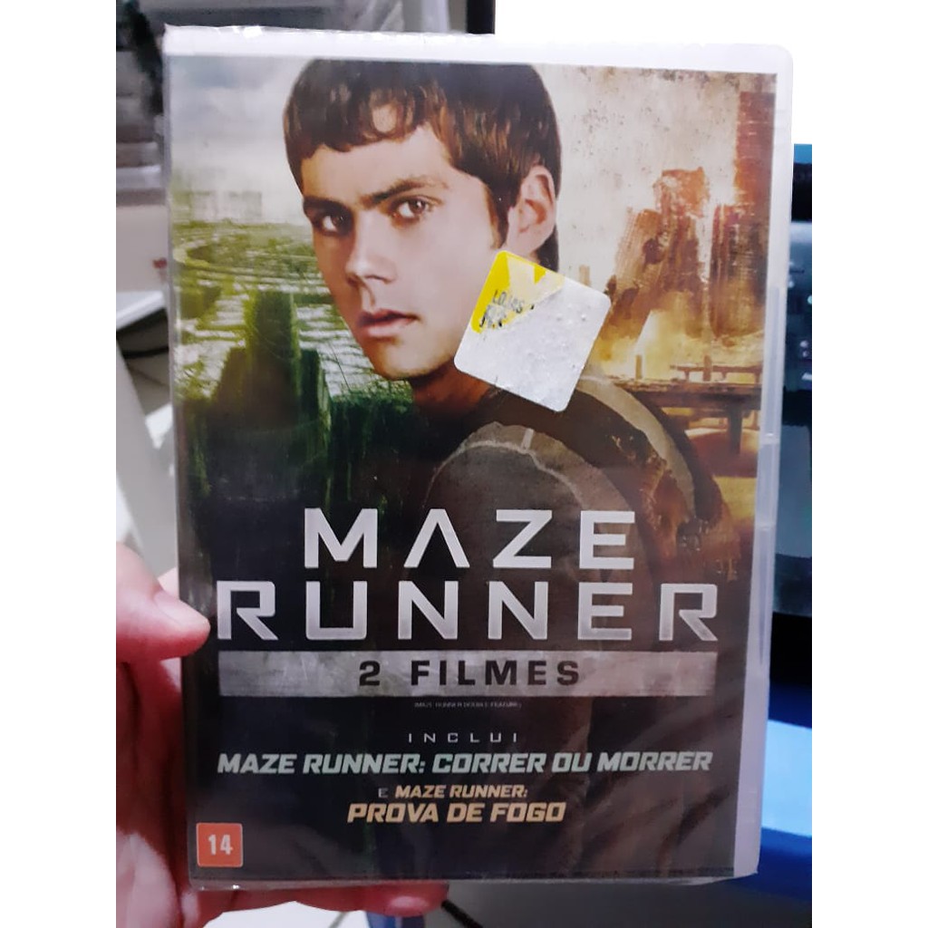 Dvd Maze Runner Correr Ou Morrer + A Prova De Fogo - Lacrado