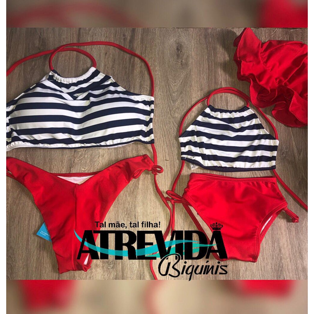 Moda praia tal mãe tal best sale filha atacado