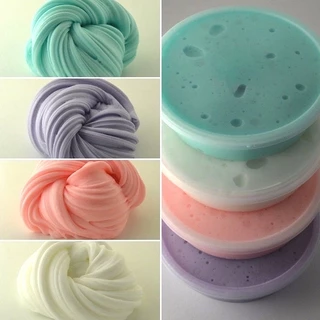 Nuvem De Polímero Fluffy Anti Stress Encantos Para Massa Slime Plasticine Clay Leve Kids Antistress Toy