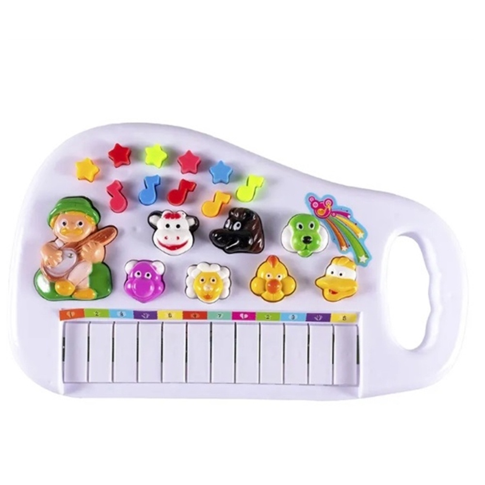 Brinquedo Musical do Bebê com Som Animal, Piano Infantil Teclado