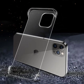 Xiaomi Redmi Sem Moldura Transparente Preto PC Hard Case Telefone Para Xiao Mi 7 8 9 10 Ultra 11 Lite 10 T A3 A2 Vermelho Nota 8 7 Pro Poco X3 M3 F3 F2 X2 Fronteira Fina Tampa Do Caso Claro