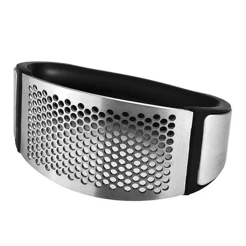 Espremedor Amassador Triturador De Alho Inox Manual Cozinha Garlic Press