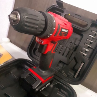 Parafusadeira Mondial 12V bateria 1300 mAh + Maleta e Acessórios