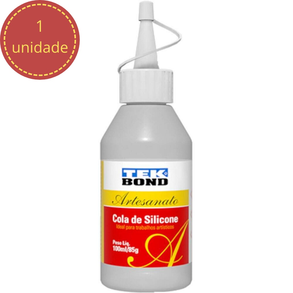 Cola De Silicone Líquida 100ml (85g) Tek Bond | Shopee Brasil