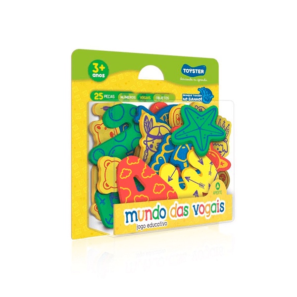 Jogo Brinquedo Educativo Pedagógico +3 Anos 15 Pcs Toyster